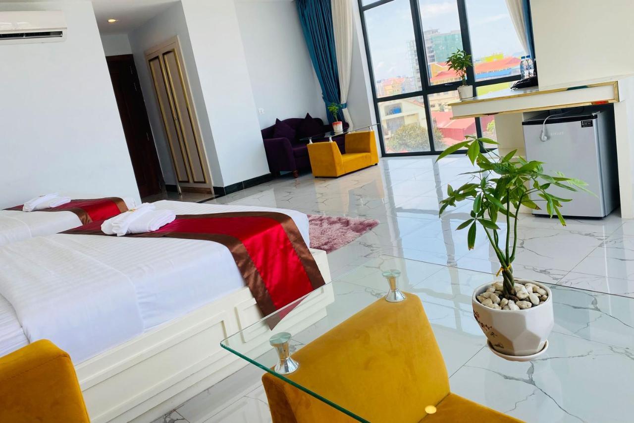 Kampot Sunny Hotel Buitenkant foto